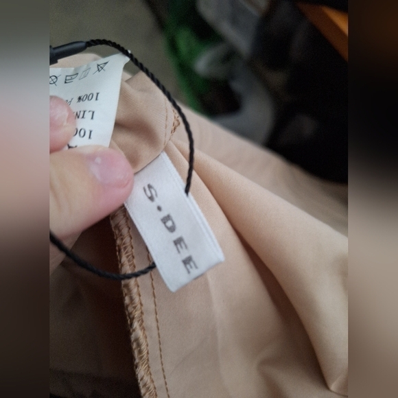 Womens Dress Size Large Pockets Lightweight Flowy Summer Spring Cinched Waist - Picture 6 of 7